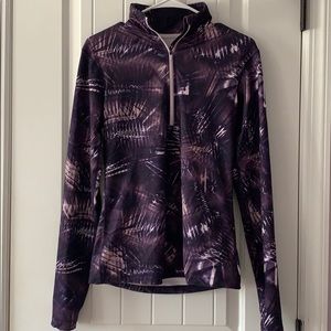 Nike purple half zip